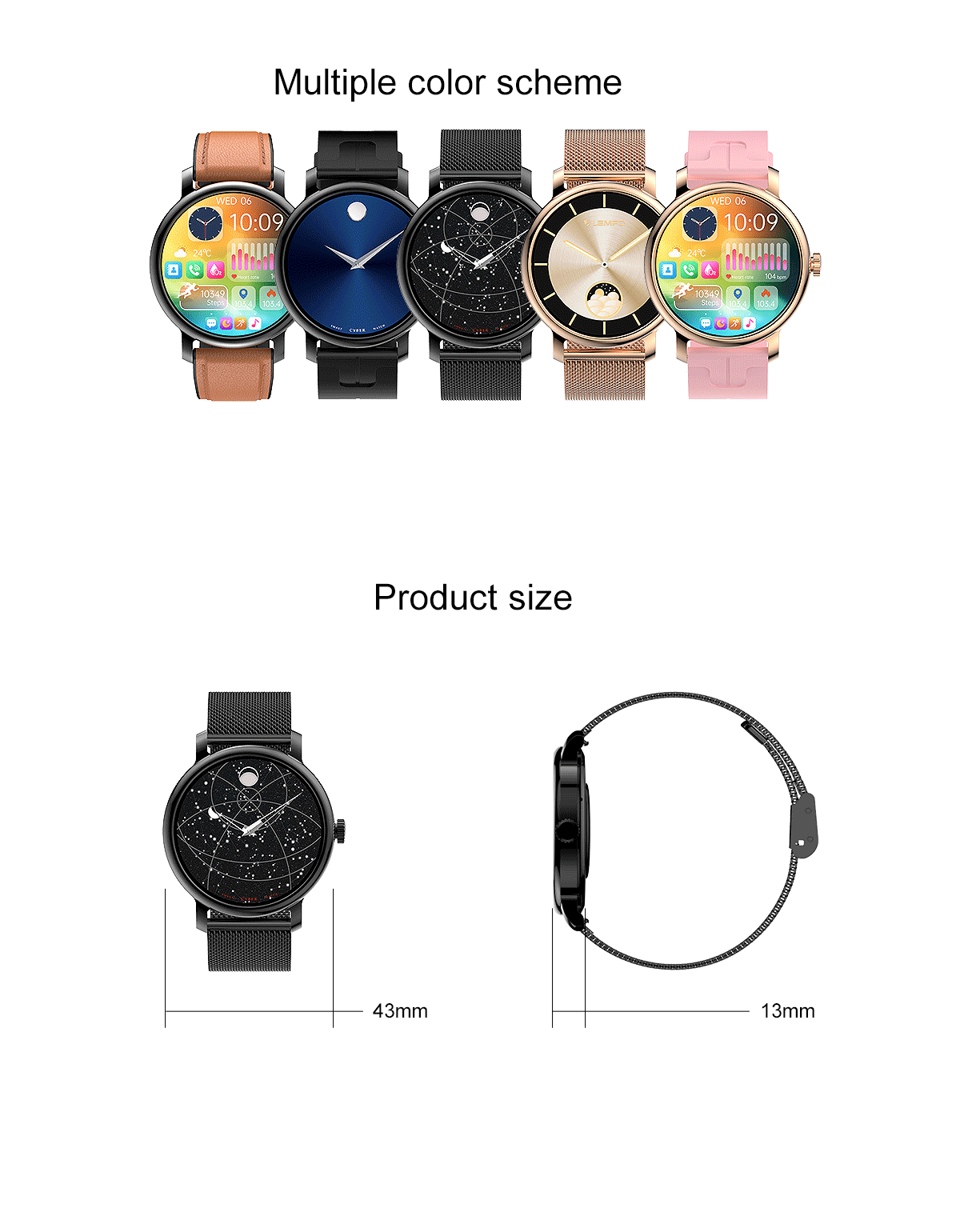 LEMFO LF35 Smart Watch  AMOLED