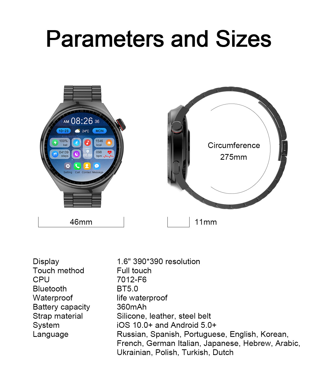 LEMFO LF38 Smart Watch