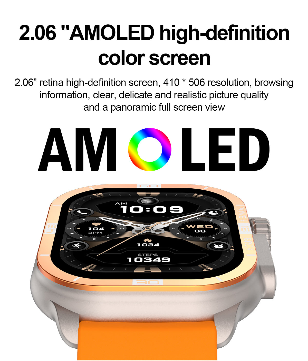 LEMFO HK96S Smart watches Amoled/IP68 Waterproof