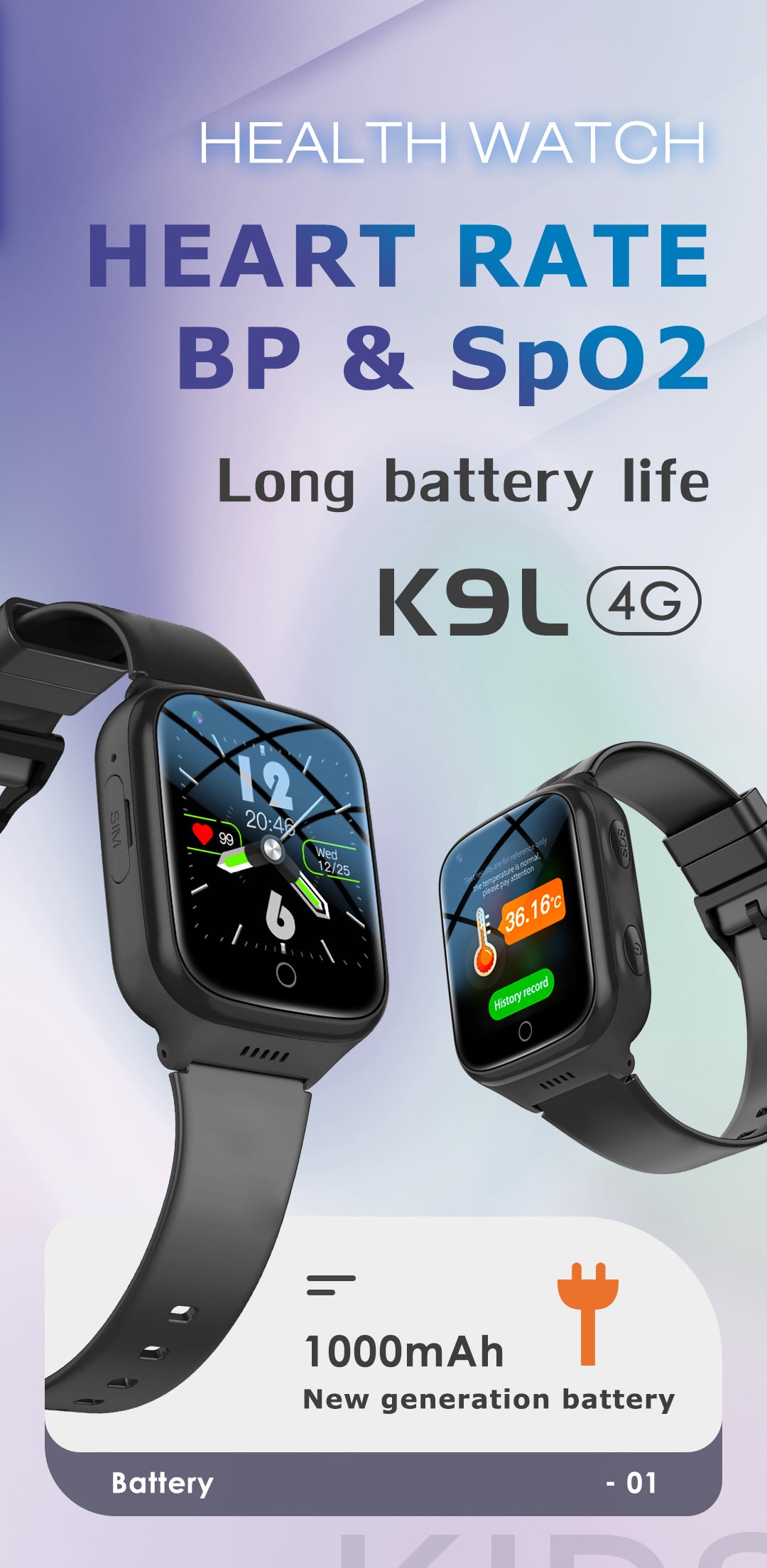 LEMFO K9LH Smart Watch for the elederly