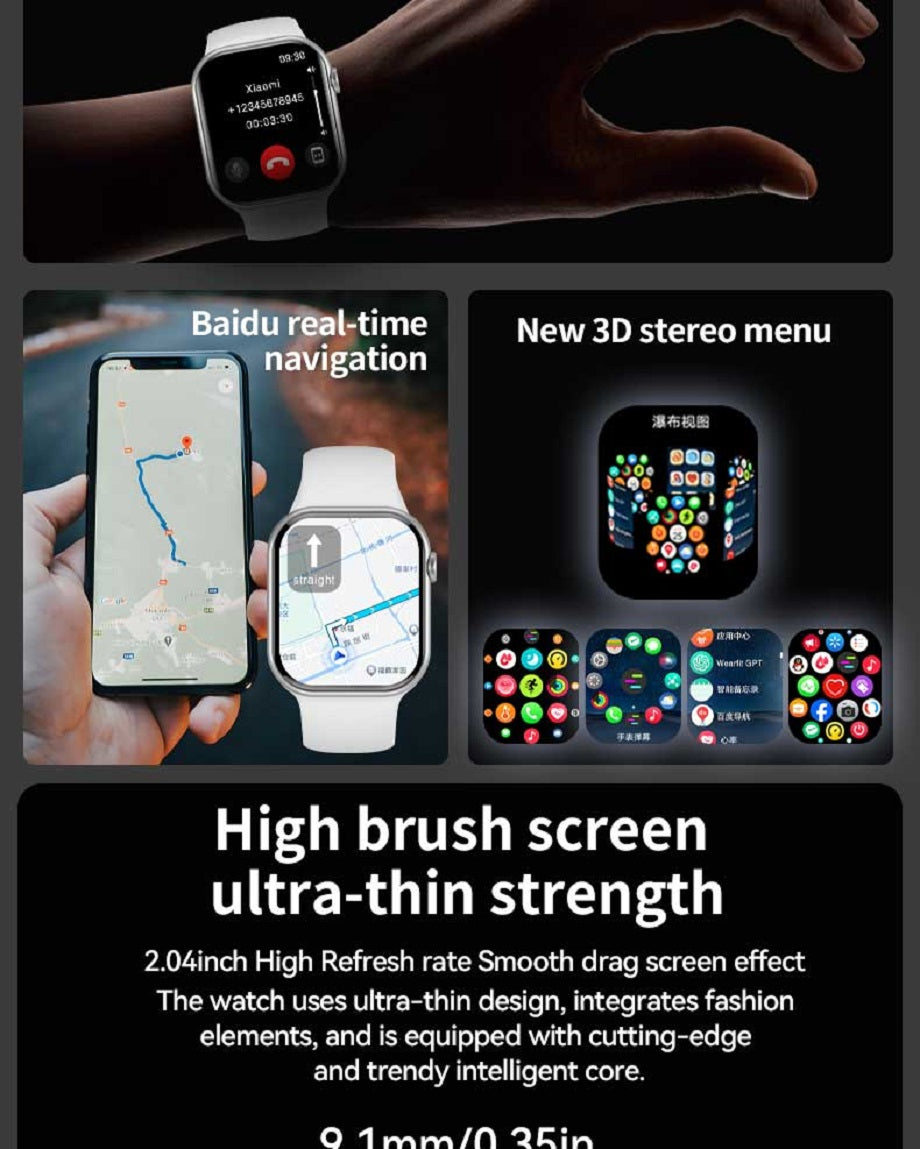 LEMFO S10 Smart Watch AI Translation and Chatgpt Support